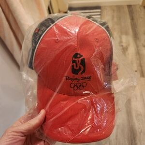 Red Beijing 2008 Olympics Cap